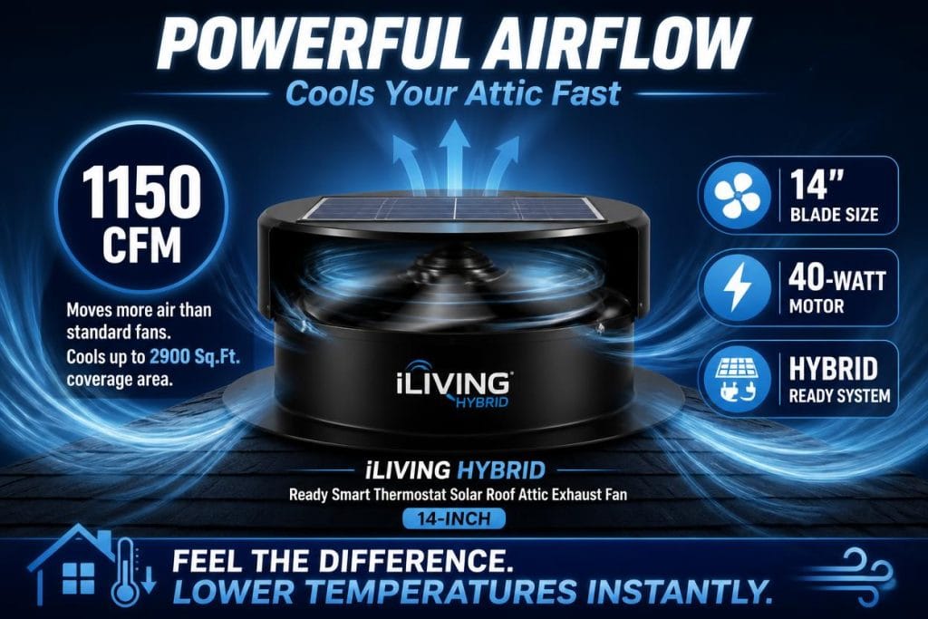 
Solar Roof Vent Fan 