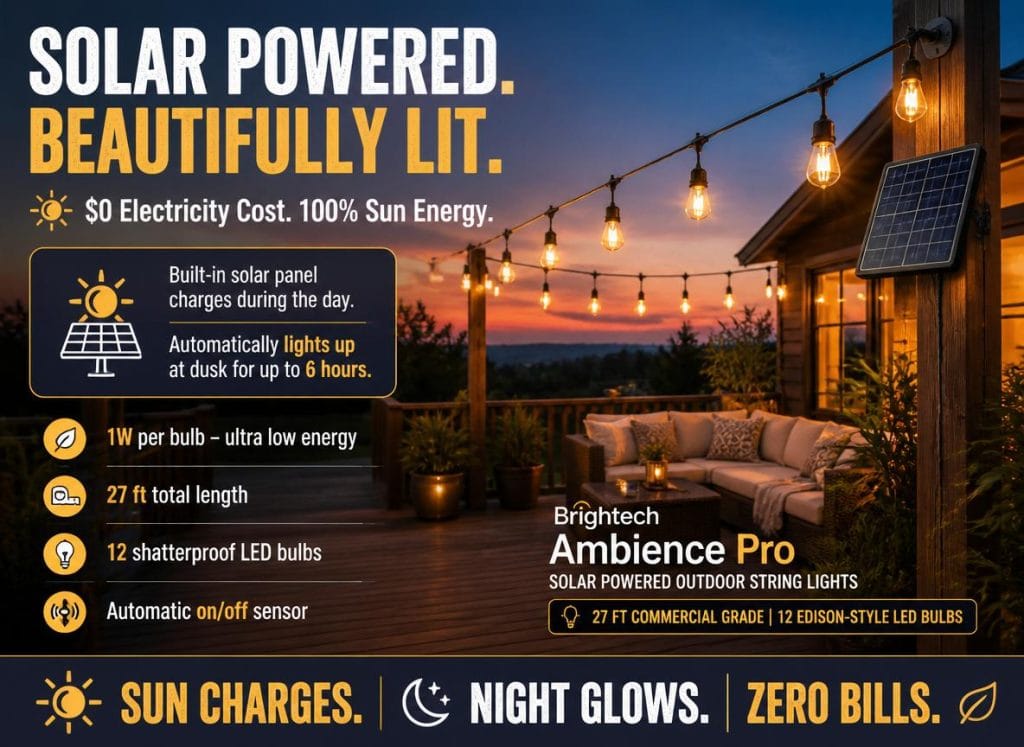 Solar String Lights Outdoor