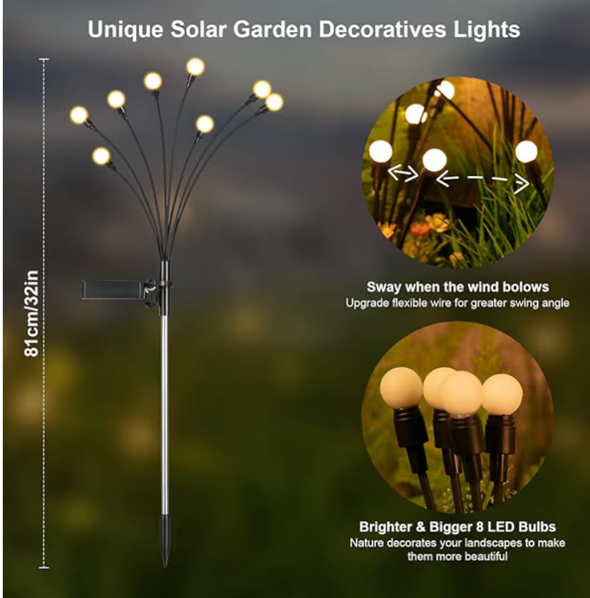 Solar-Powered Garden Lights