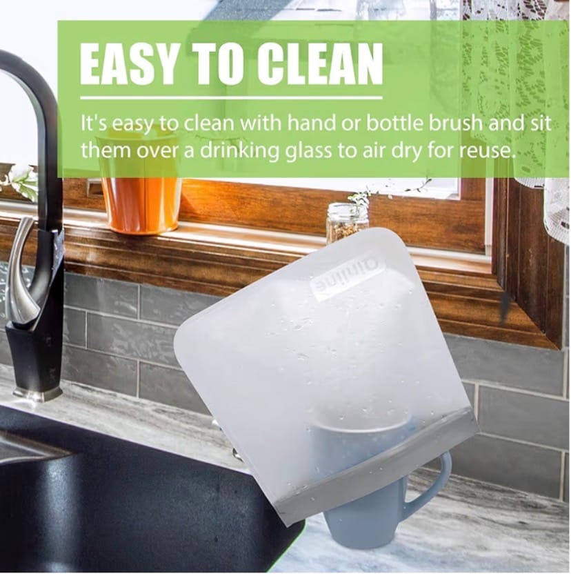 Reusable Silicone Food Storage Bags