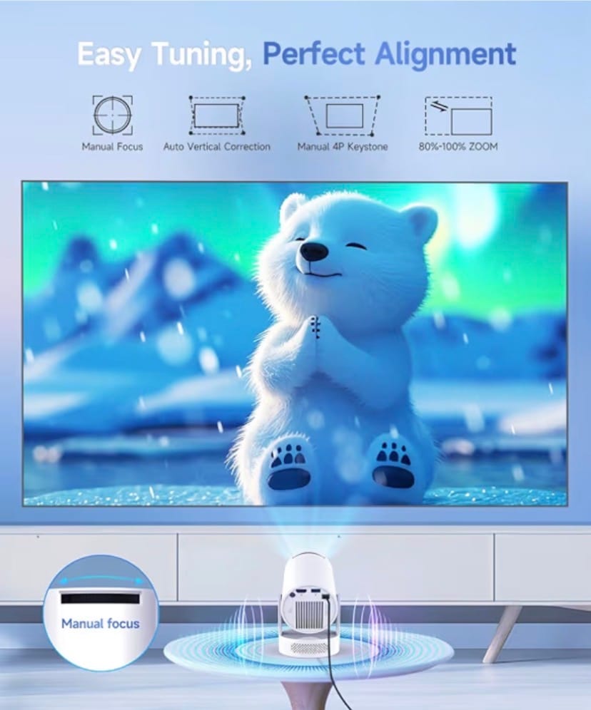 Smart Mini Projector for Home Cinema