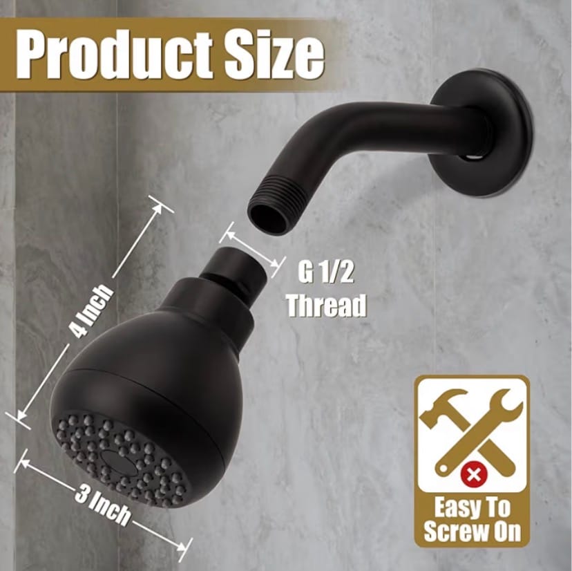 Water-Saving High Pressure Shower Head