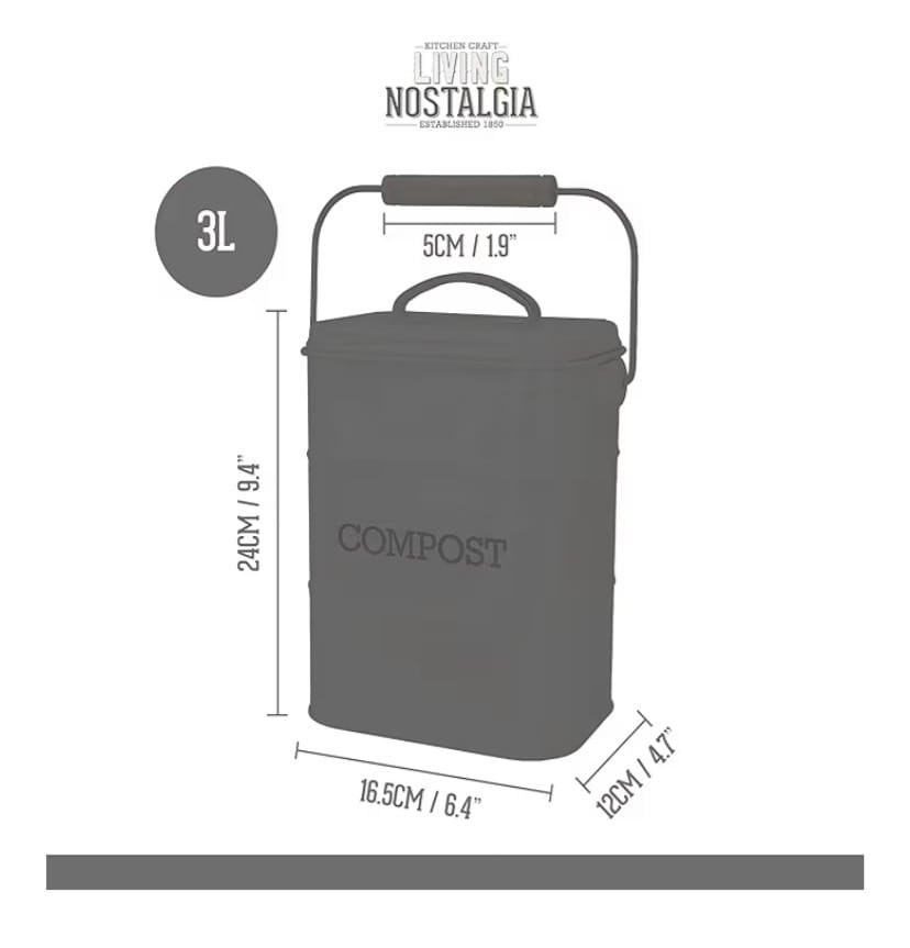 Countertop compost Bin