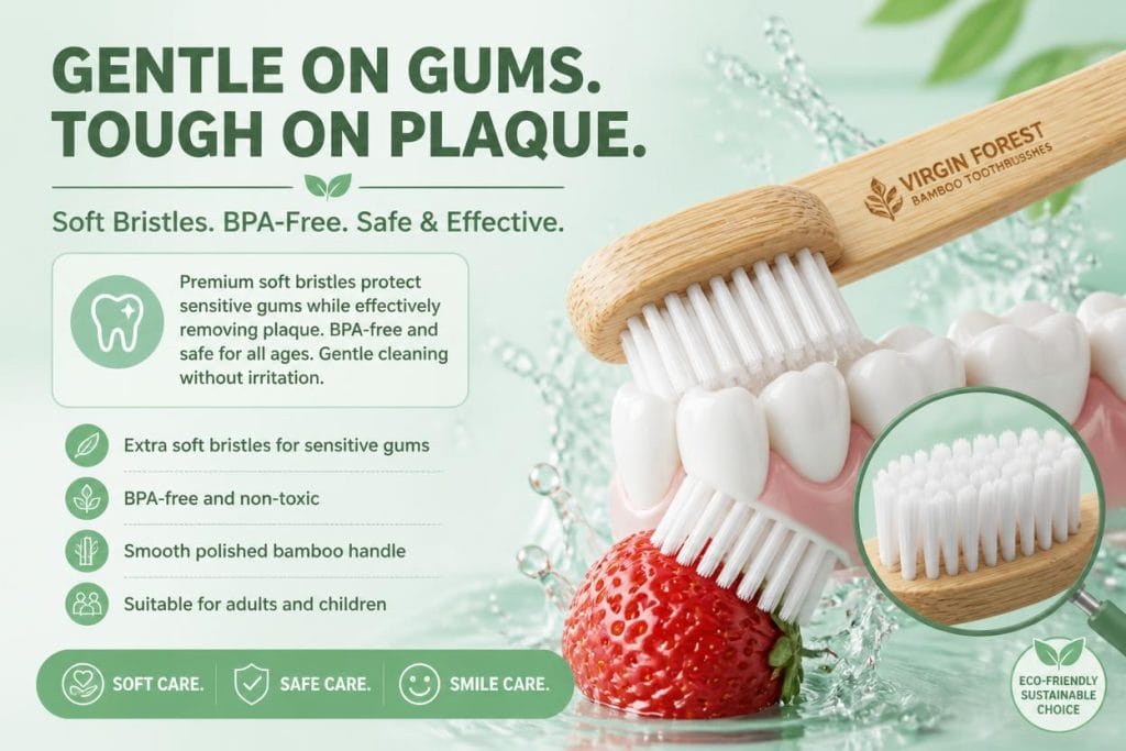 
Bamboo Toothbrush Set