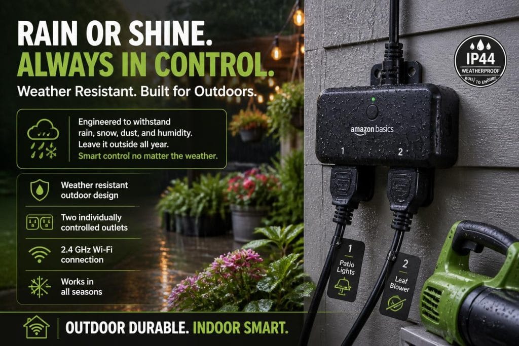 Amazon Basics Outdoor Smart 