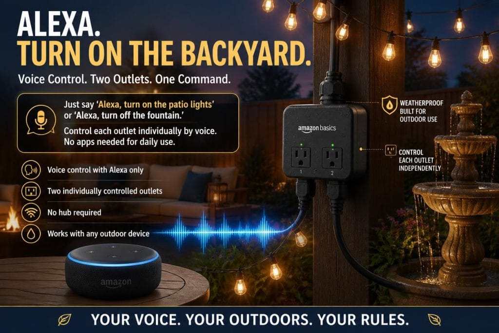 Amazon Basics Outdoor Smart 