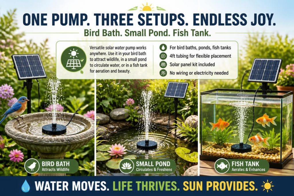 Solar Water Fountain Pump