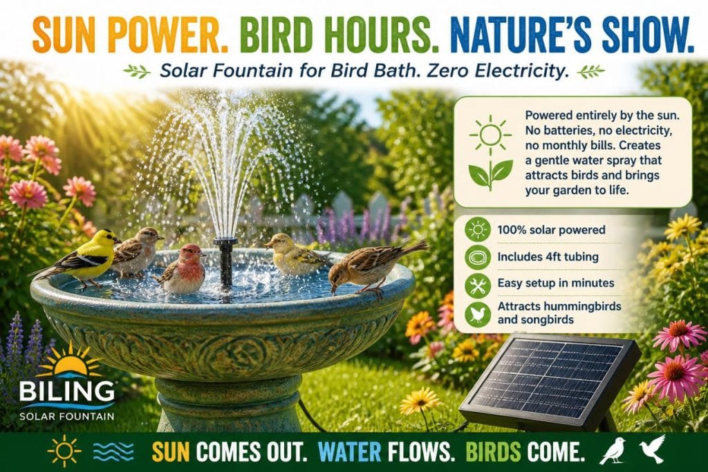 Solar Water Fountain Pump