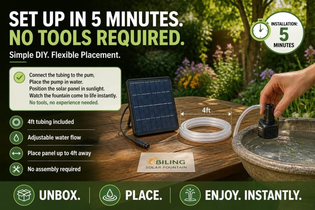 Solar Water Fountain Pump