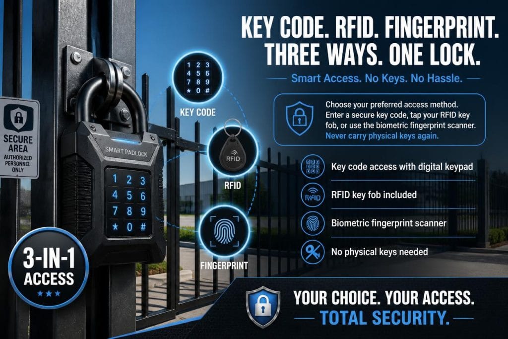 
Smart Padlock Bluetooth