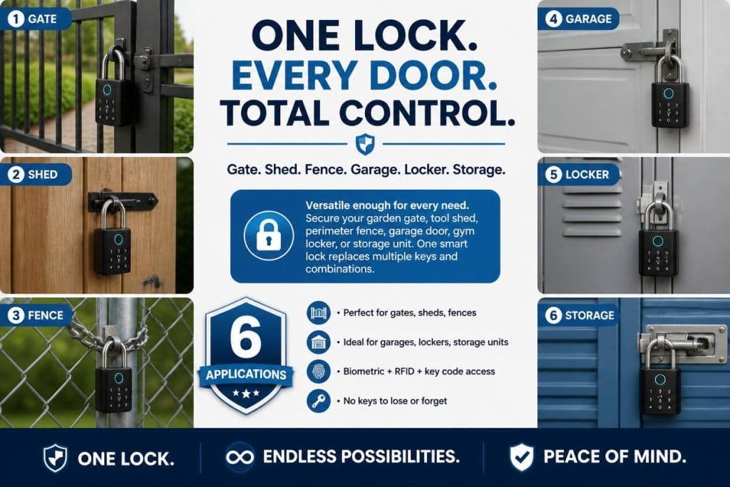 
Smart Padlock Bluetooth