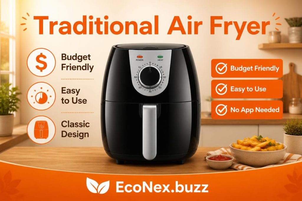 
Smart Air Fryer vs Traditional Air Fryer