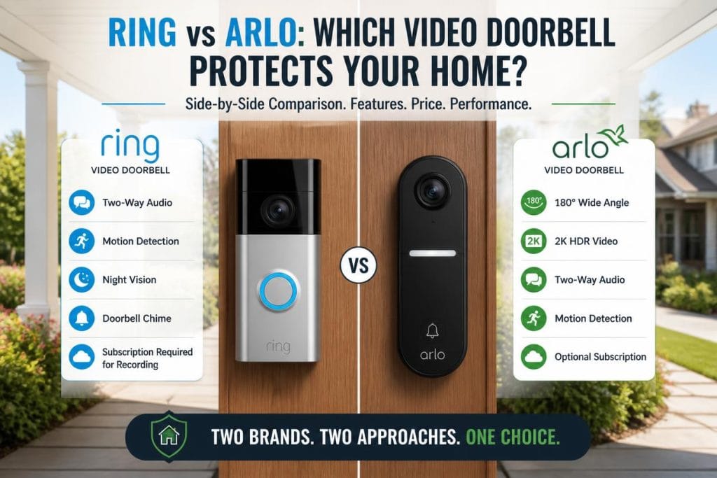 
Ring Doorbell vs Arlo Doorbell