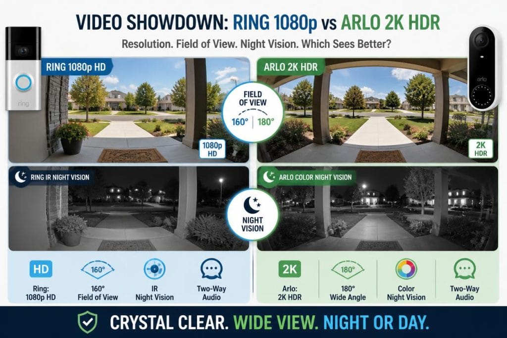 
Ring Doorbell vs Arlo Doorbell
