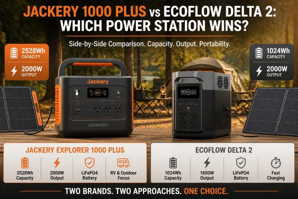Jackery 1000 vs EcoFlow Delta 2