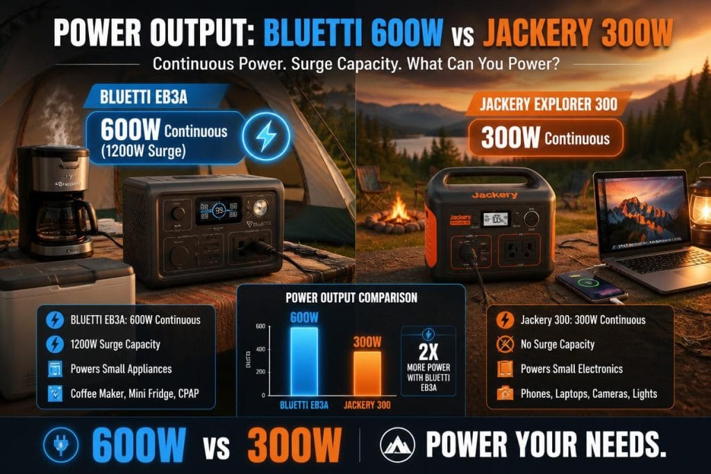 Bluetti EB3A vs Jackery Explorer 300