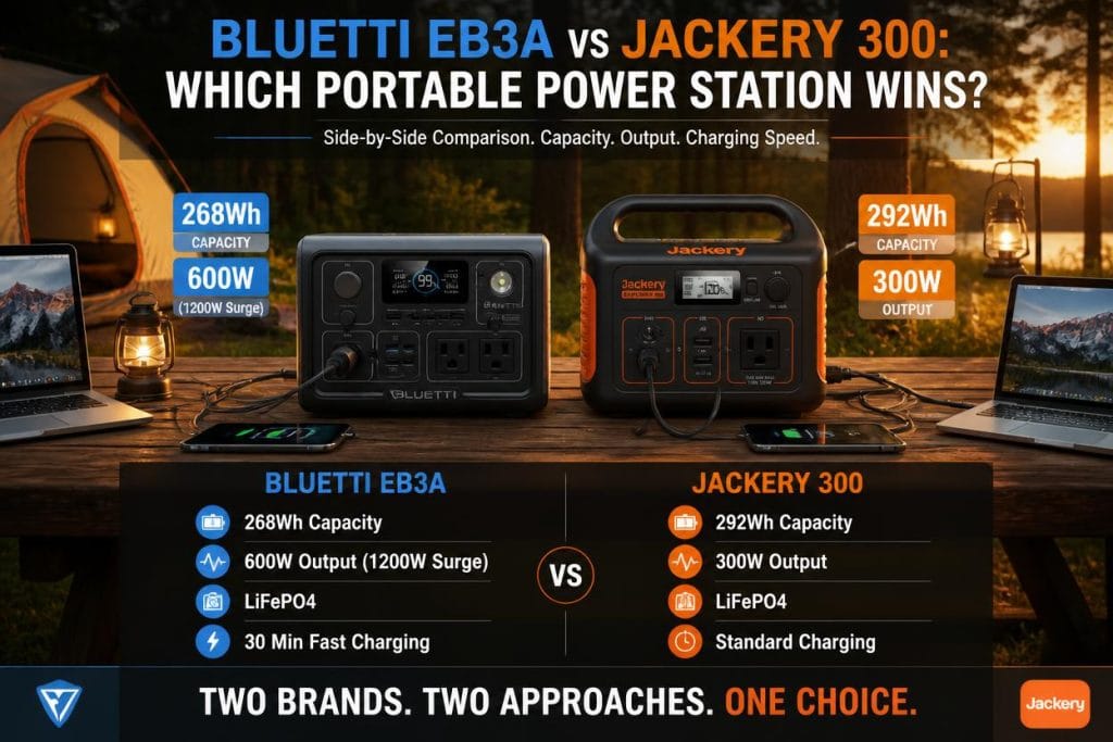 Bluetti EB3A vs Jackery Explorer 300