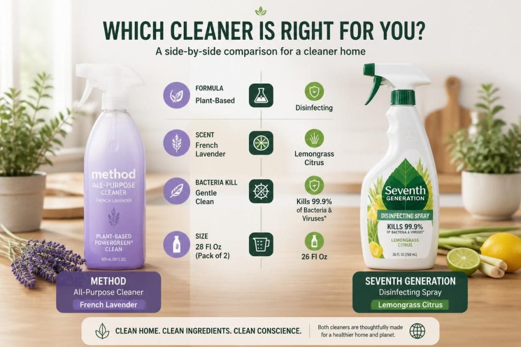 Method Cleaner Vs Seventh Generation