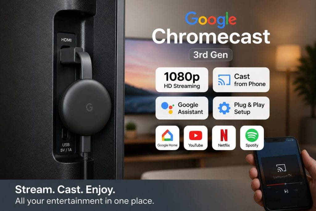 
Apple TV 4K vs Chromecast