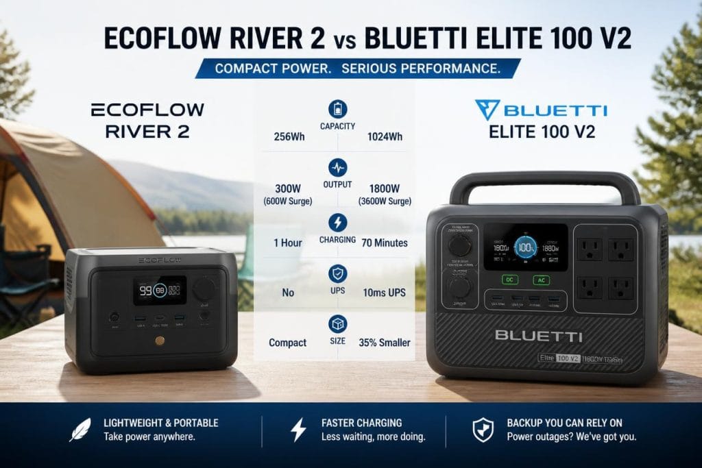 EcoFlow River 2 vs BLUETTI Elite