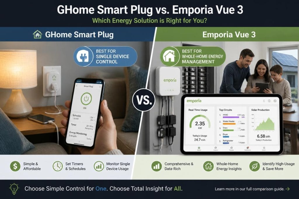 Smart Plug Energy Monitor vs Whole Home Monitor