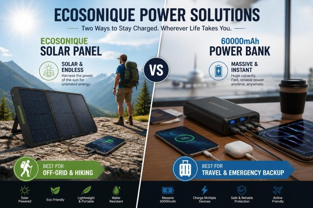 Solar Power Bank vs Regular Power Bank