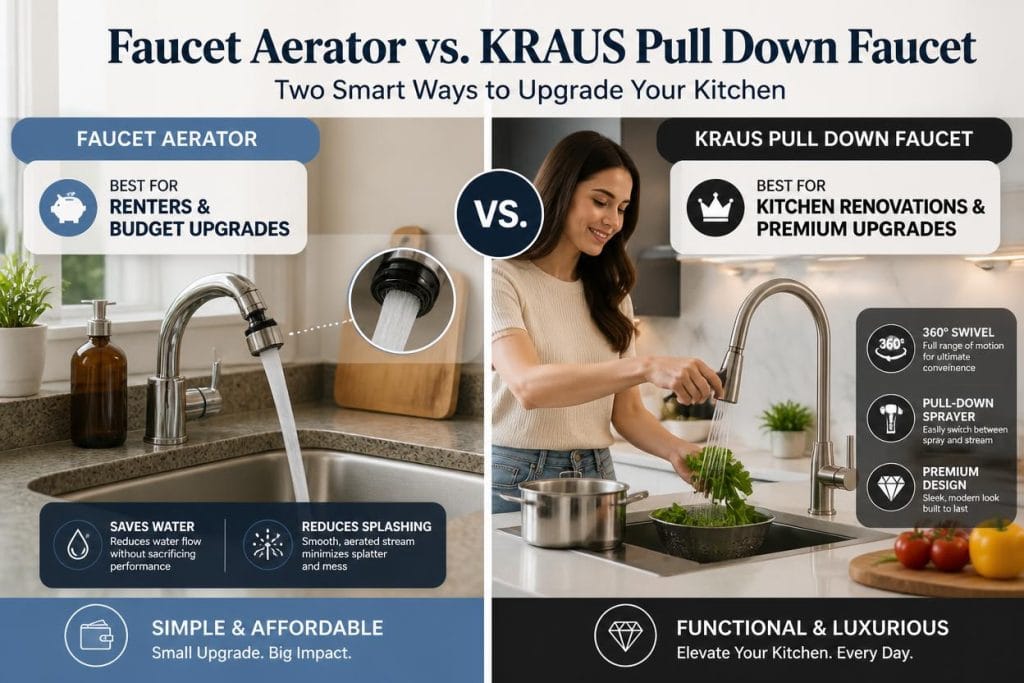 Faucet Aerator vs Standard Faucet