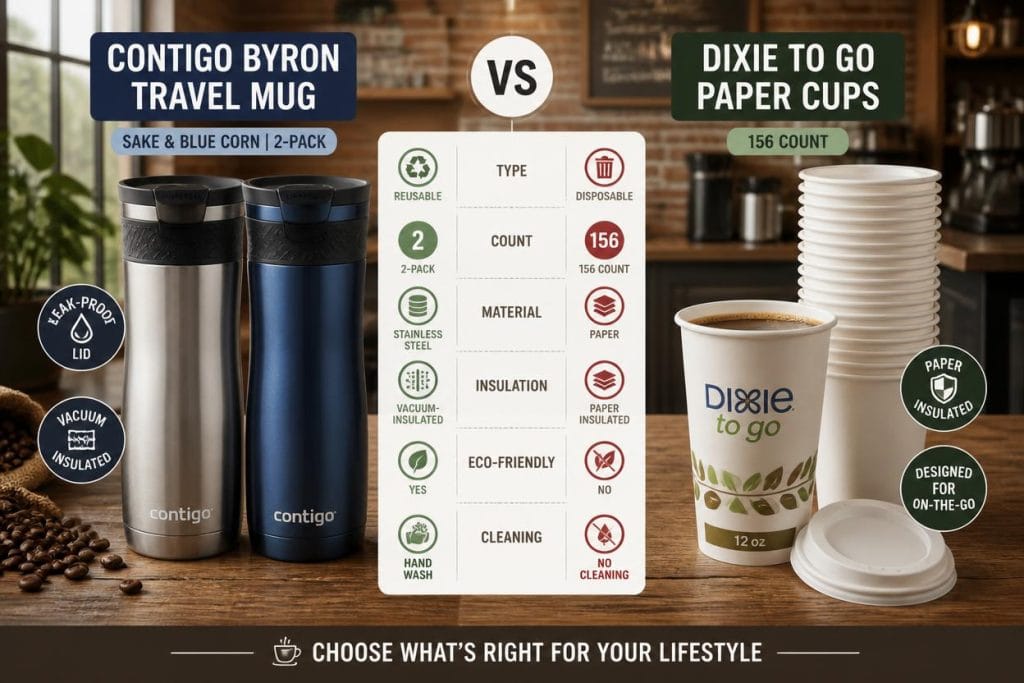 Reusable Coffee Cup vs Disposable Cups