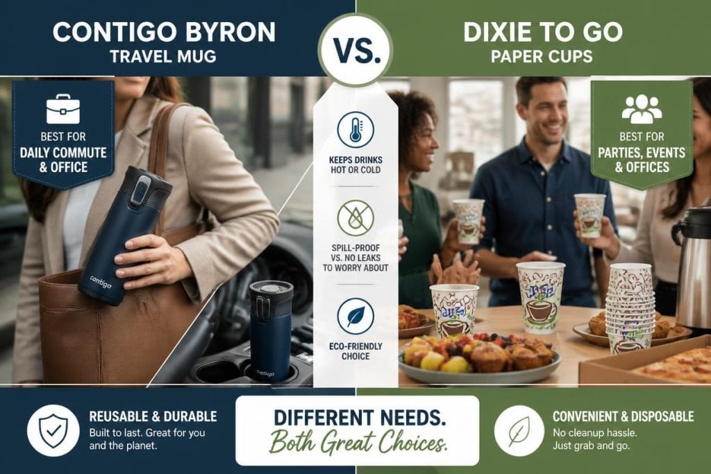Reusable Coffee Cup vs Disposable Cups