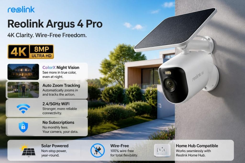 Reolink Argus 4 Pro vs Eufy SoloCam S340