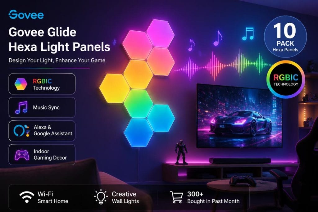 
Nanoleaf Shapes vs Govee Glide Hexa Light Panels