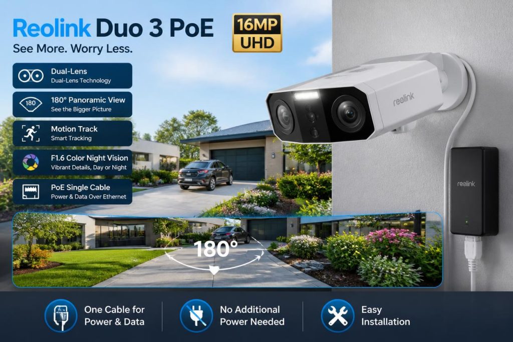 Reolink Duo 3 PoE vs Reolink TrackMix PoE