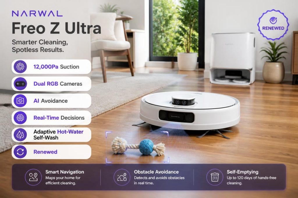 
Dreame X40 Ultra vs Narwal Freo Z Ultra