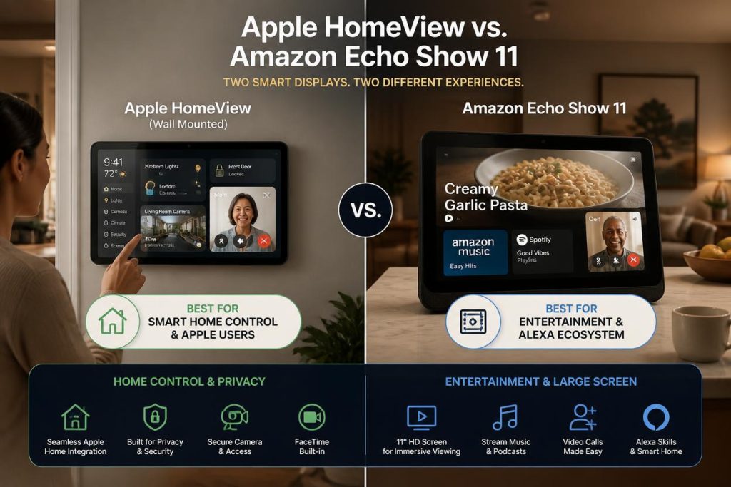 Review: Apple HomeView vs Amazon Echo Show – Which One Is Worth Your Money in 2026? 6 Apple HomeView vs Amazon Echo Show