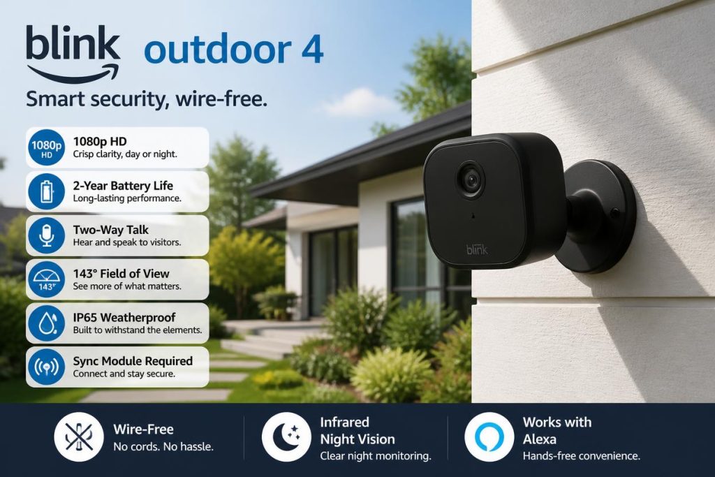 
Reolink Argus 4 Pro vs Blink Outdoor 4 
