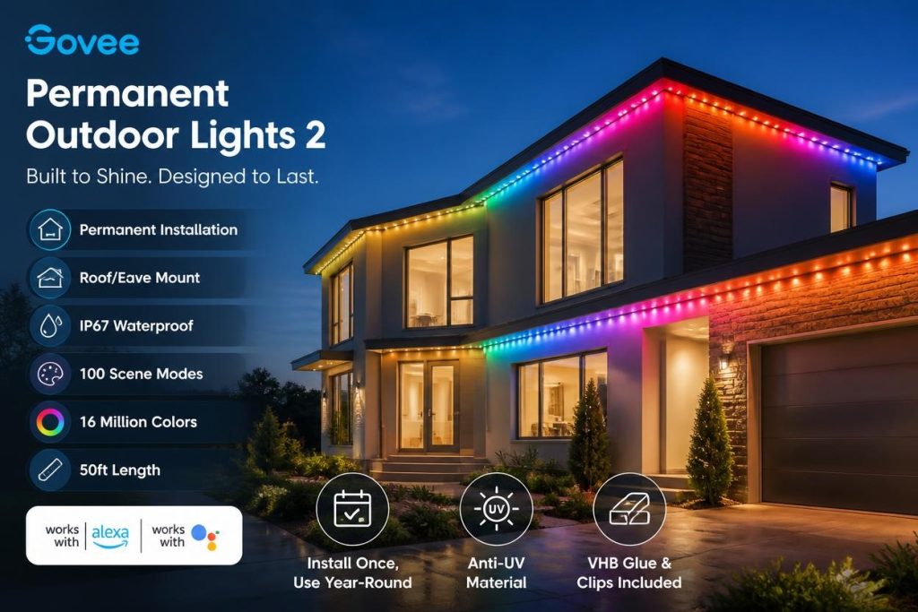 Govee Outdoor Permanent Lights 2 vs Nanoleaf Outdoor String Lights
